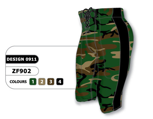 Athletic Knit Custom Sublimated Football Pant Design 0911 (ZF902-0911)